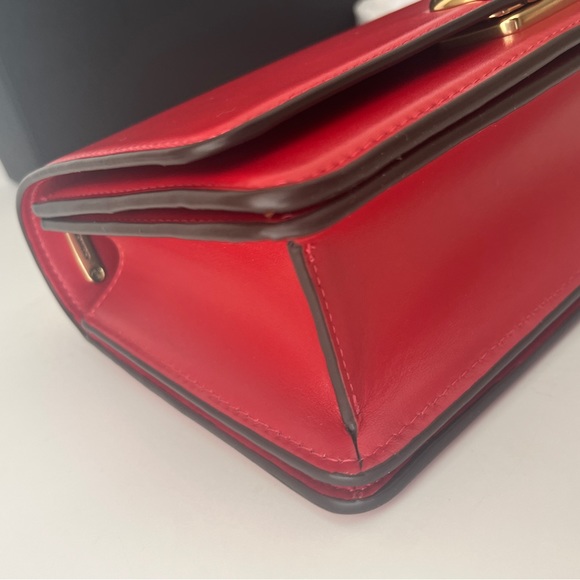 Coach Bandit Shoulder Bag 24 In Red Gold Hardware LARGE - Picture 7 of 14